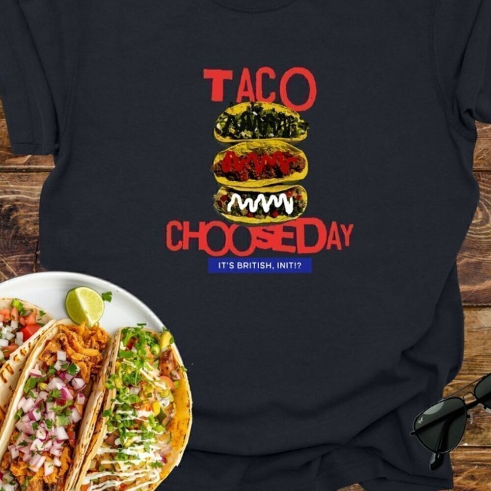 Taco Chooseday Funny Food Meme Humor Gift Unisex T-Shirt